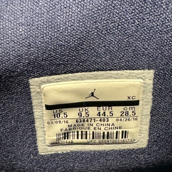 AJKO High OG Canvas ‘Obsidian’ size 10.5M. Air Jordan 1 KO (1985). - Picture 2 of 13